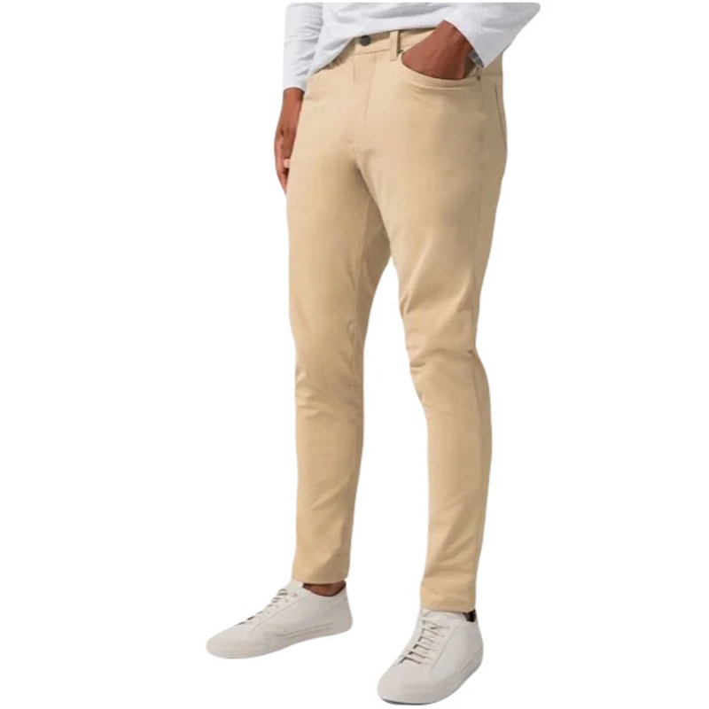 NWOT LULULEMON Pant Men 33 Beige ABC Performance Warpstreme Pocket