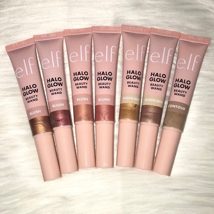 ELF Halo Glow Blush, Highlighter and Contour Bundle of 7