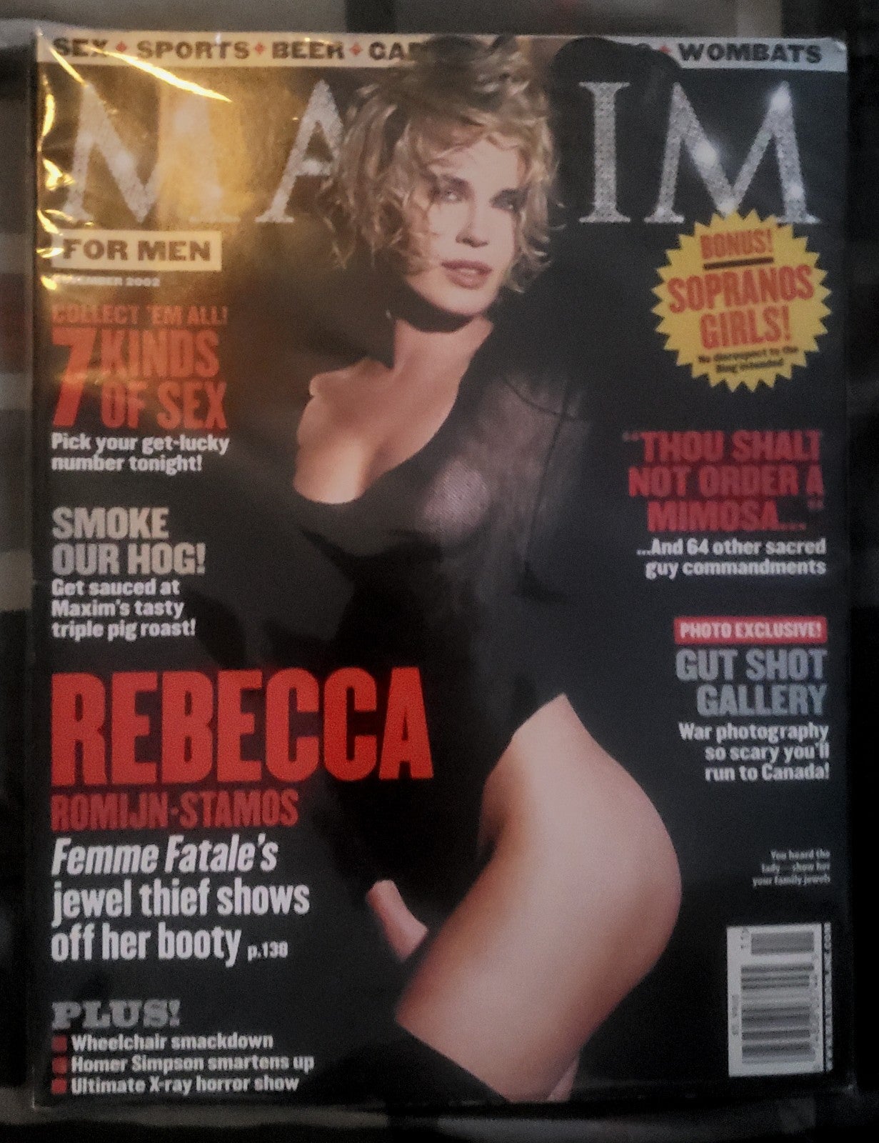 Maxim Magazine (Rebecca Romijn-Stamos) 2002