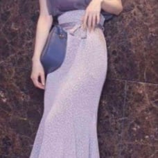 [Brand New with Tag] snidel High Waist Mermaid Print Skirt, Size S