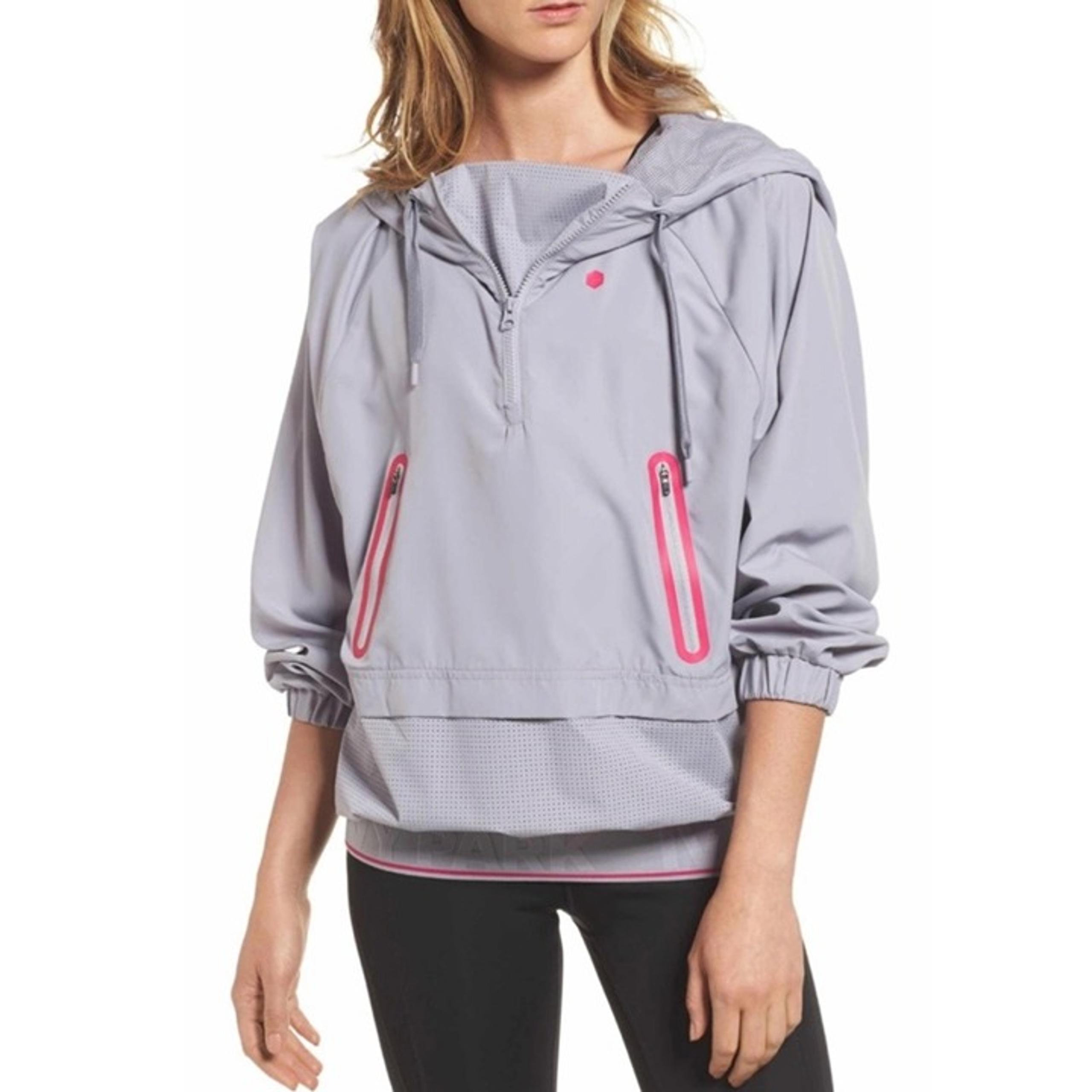Ivy Park Perforated Panel Windbreaker Nylon Jacket Streetwear Beyonce Size XS