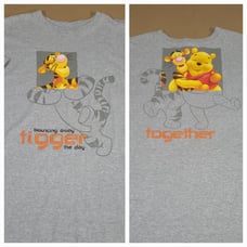 Vintage Disney world tigger/ Winnie the Pooh Dbl sided T-shirt sz XL 90s