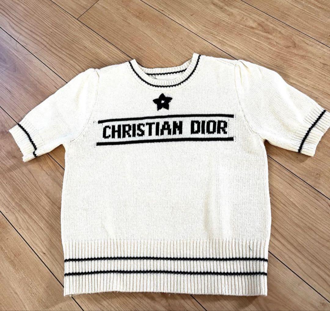 CHRISTIAN DIOR Short-sleeved Knit Top