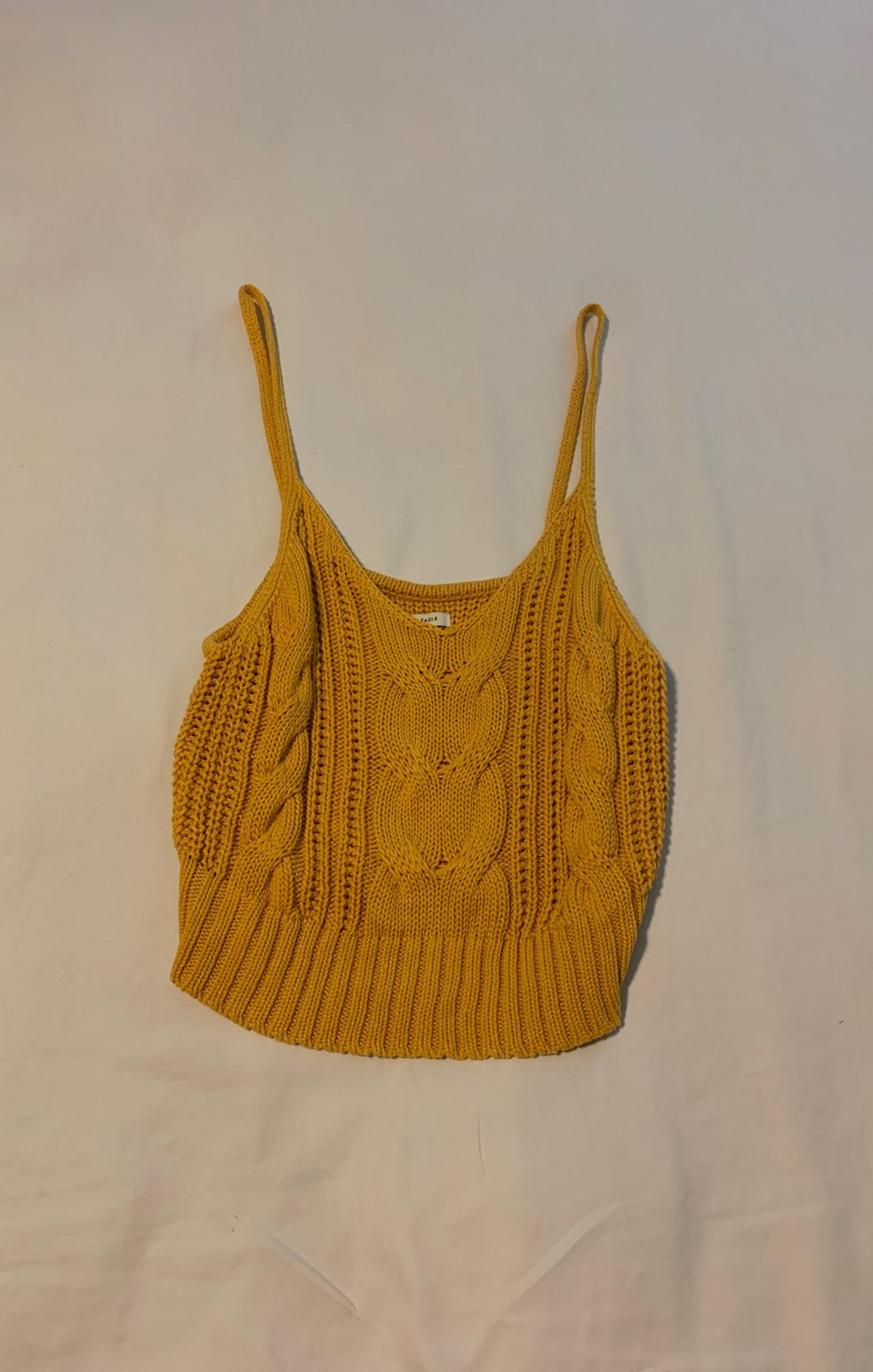 New American Eagle knit tank top size M