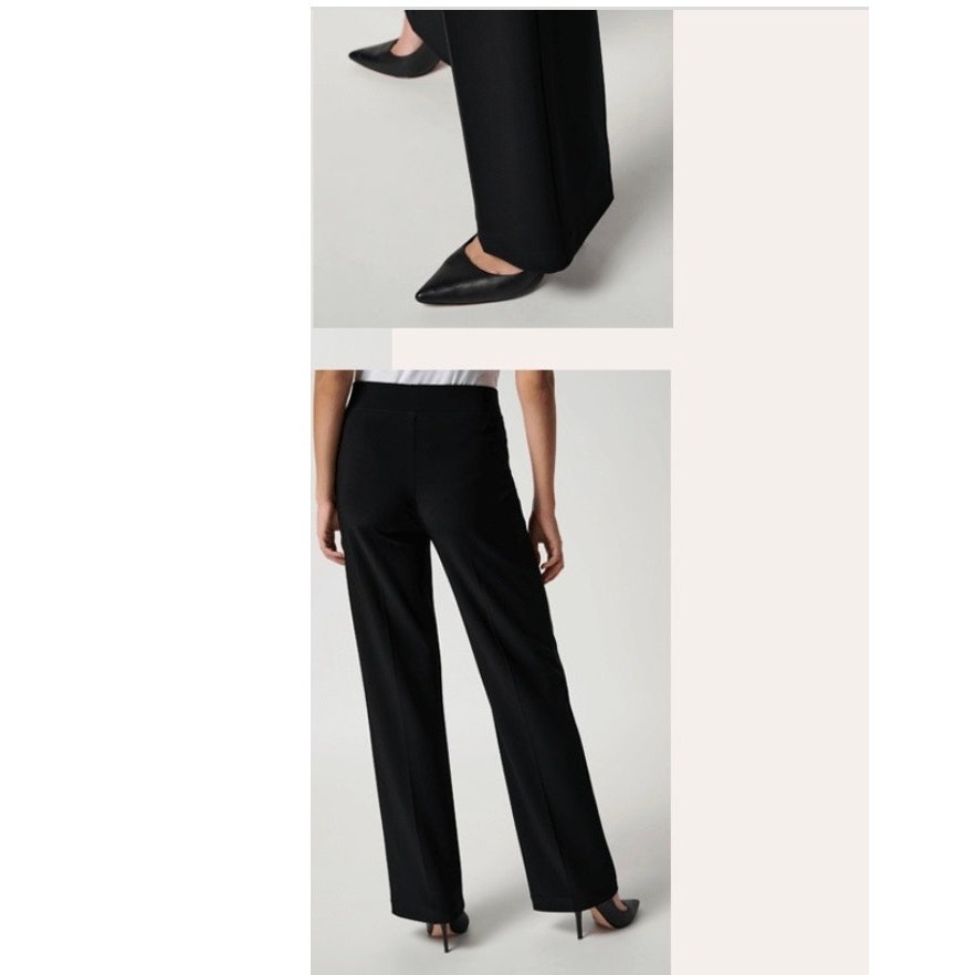 Joseph Ribkoff | Women's Size 14 Classic Wide Leg Dress Pant Black