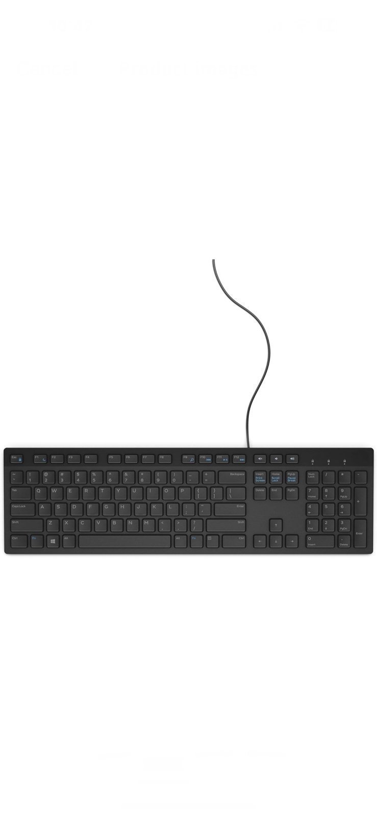 Dell KB216 USB Keyboard in Black