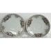 Yong Sheng Vintage 1970s Lotus Flower Set Of 2 Cups & Saucers Liling, China EUC