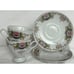 Yong Sheng Vintage 1970s Lotus Flower Set Of 2 Cups & Saucers Liling, China EUC