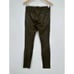 FRAME Le High Skinny Leather Pants High Rise Stretch, Deep Moss Green