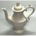 Myott Olde Chelsea Staffordshire White Swirl Coffee Tea Pot With Lid