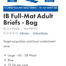 Adult briefs