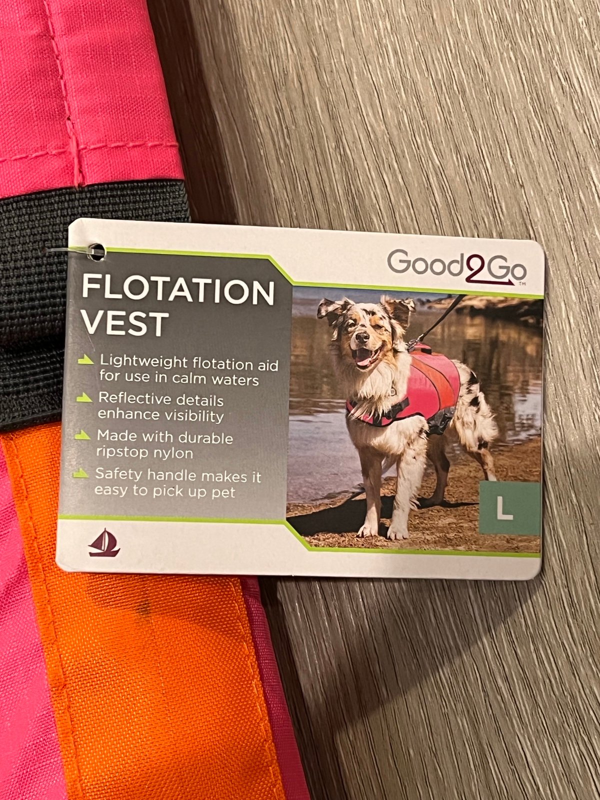 good2go dog vest