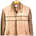 Vintage 90s Repage Soft Leather Bomber Jacket Brown Men's Size Large