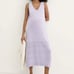 Hatch Maternity Marley Knit dress in Lilac size 0