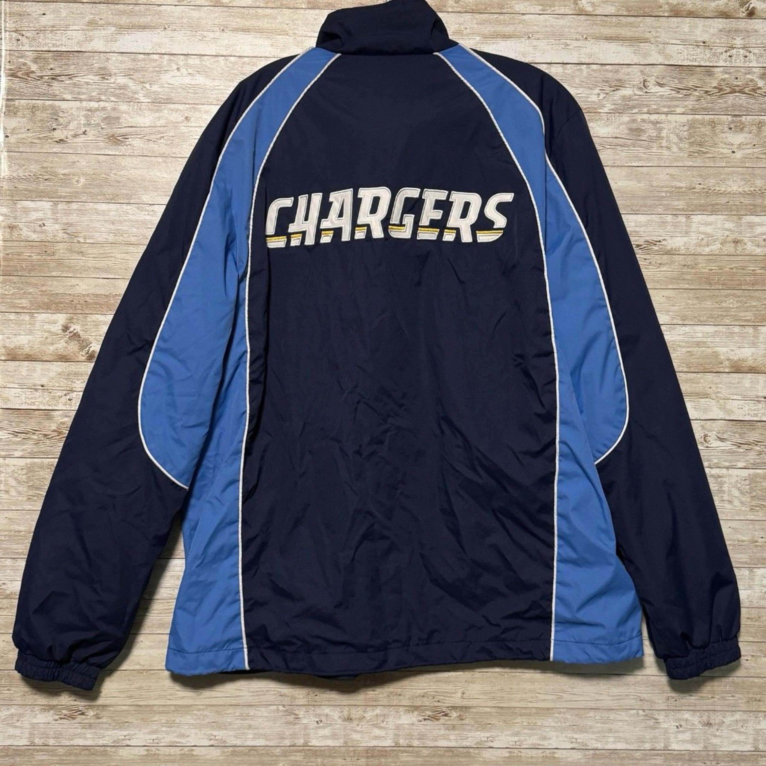 SAN DIEGO CHARGERS Mens XL G-III Full Zip Windbreaker Jacket NFL Blue Color