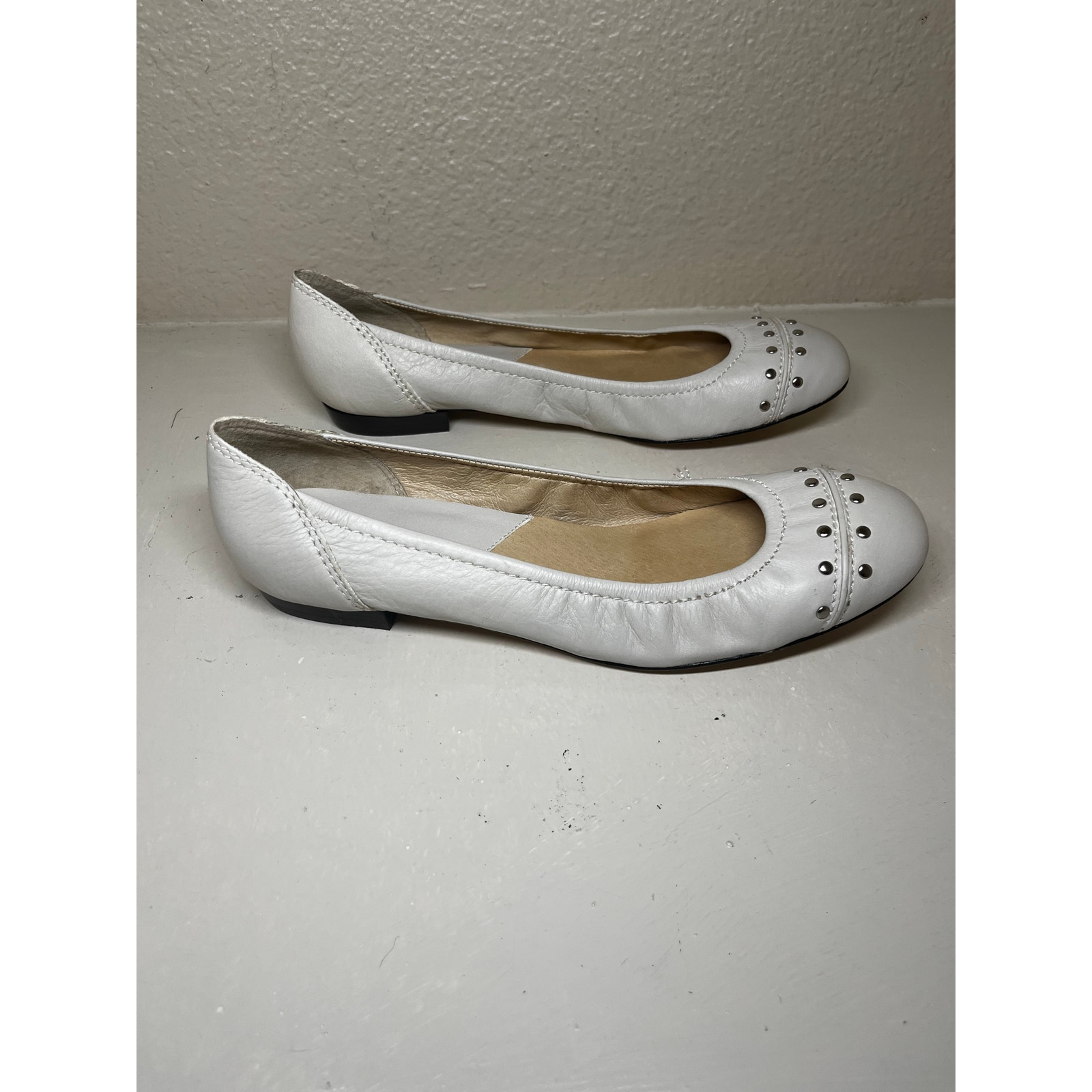 michael kors white flats