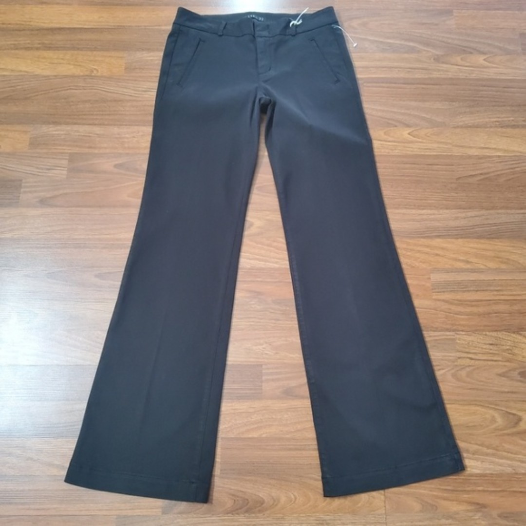 Level 99 Wide Leg Trousers Pants 27 Black New
