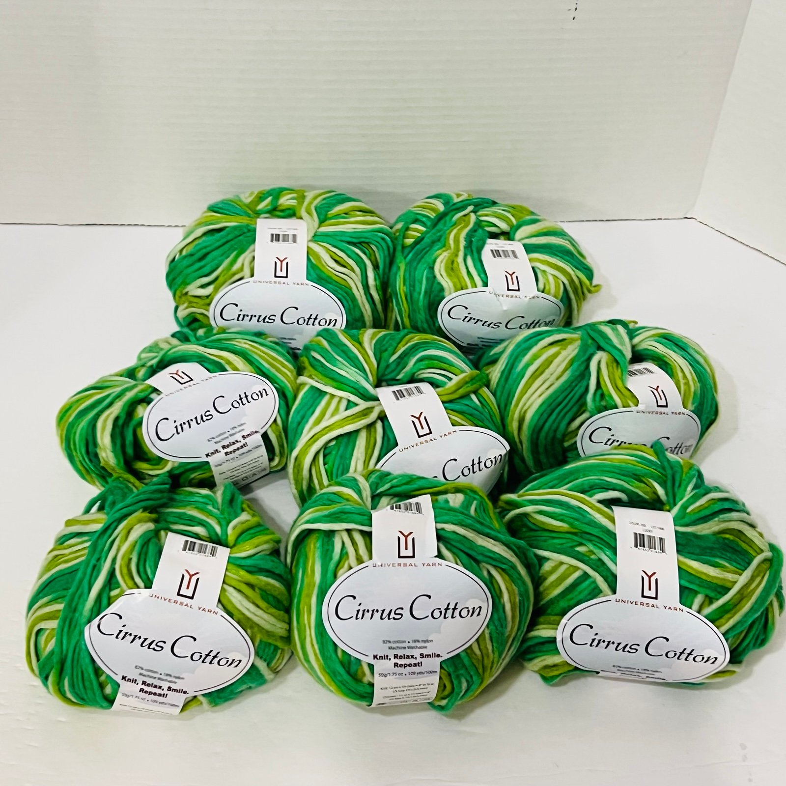 Cirrus Cotton 8 Skeins Universal Yarn Cotton Nylon Luky #203