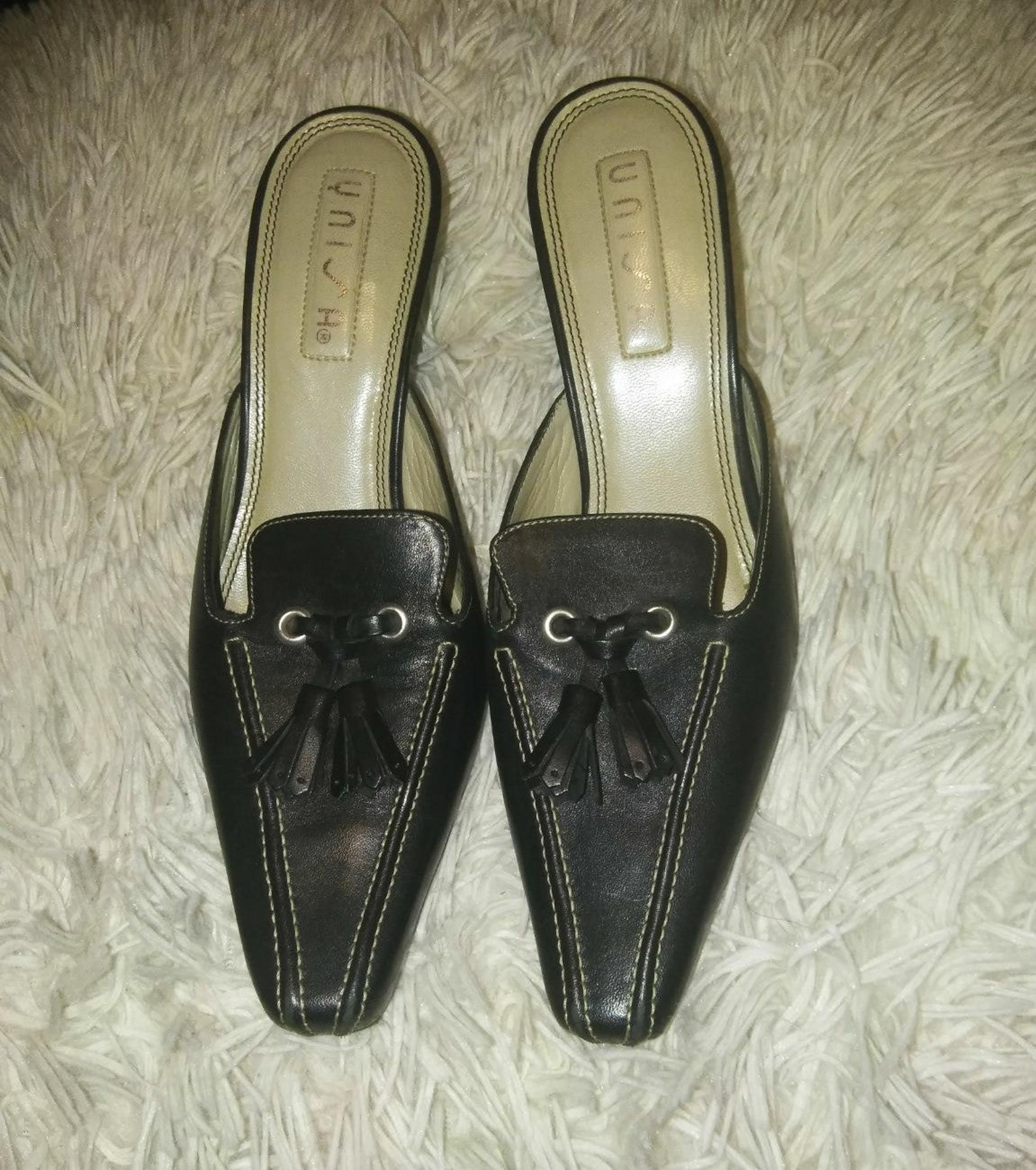 Mule Heels With Tassels