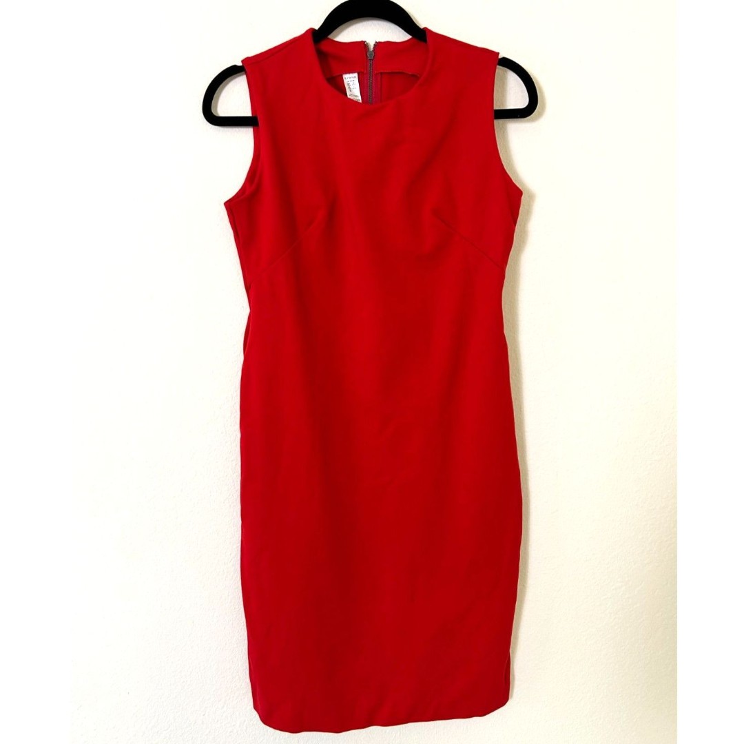 SPANX Dress Women's M The Perfect Sheath Sleeveless Dress In True Red - like new