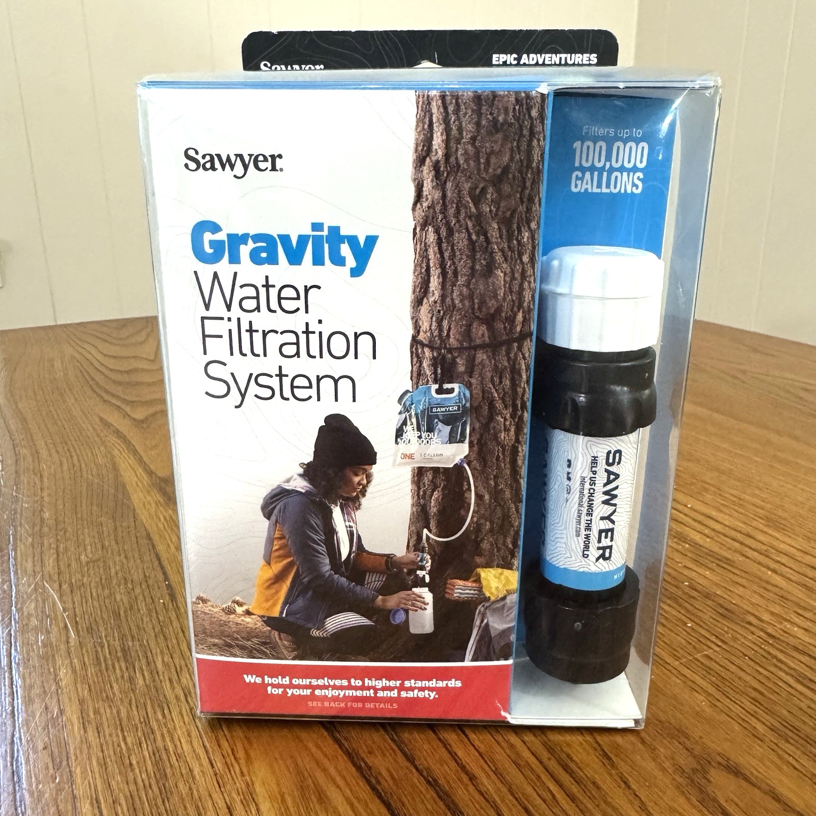 Sawyer Gravity Water Filtration System SP856 Emergency Prep 100,000 Gallons