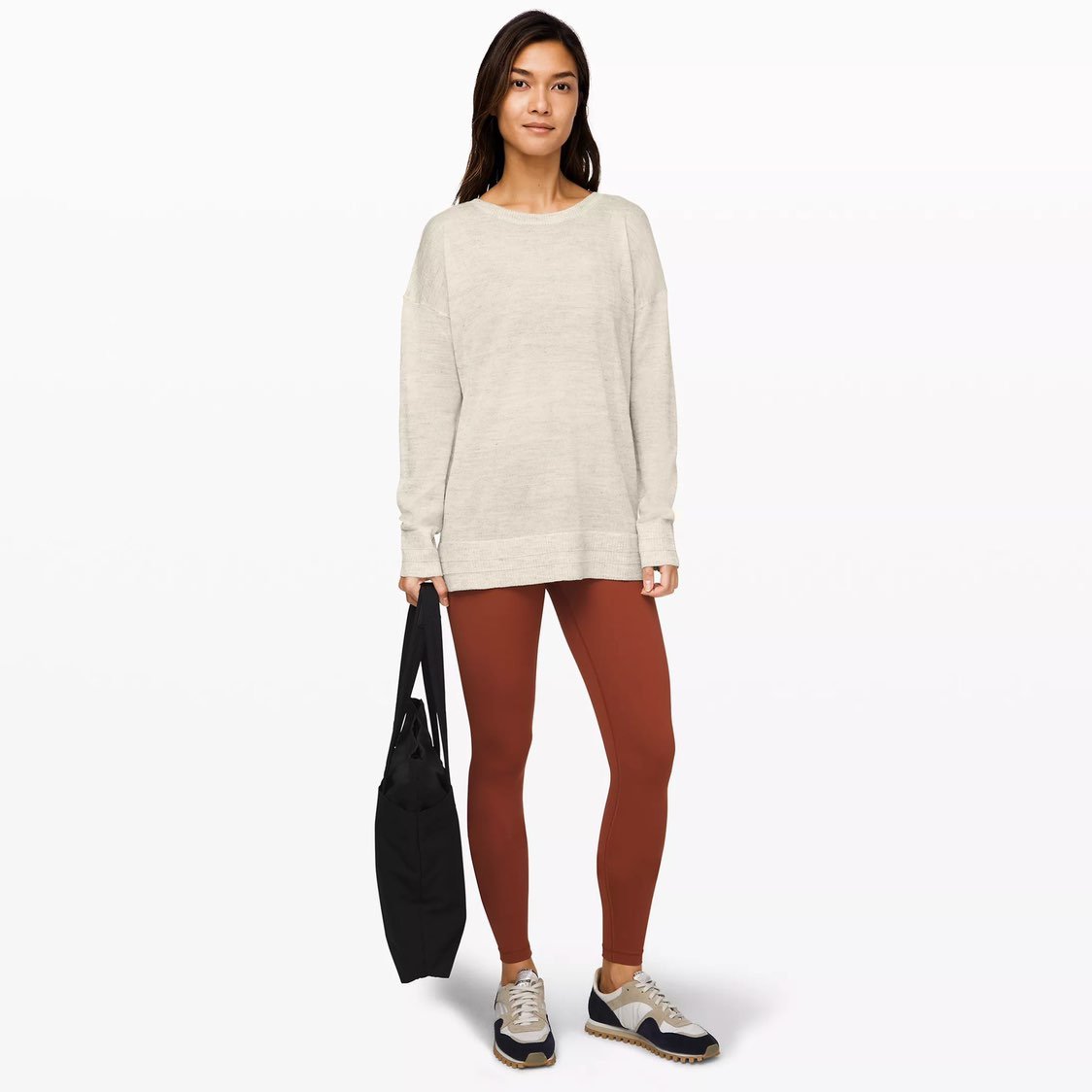 NWT Well Being Heathered Crew Sweater