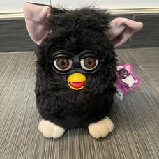 Rare! Hazel Eyes Vintage 1998 witches cat Black with tag working tiger