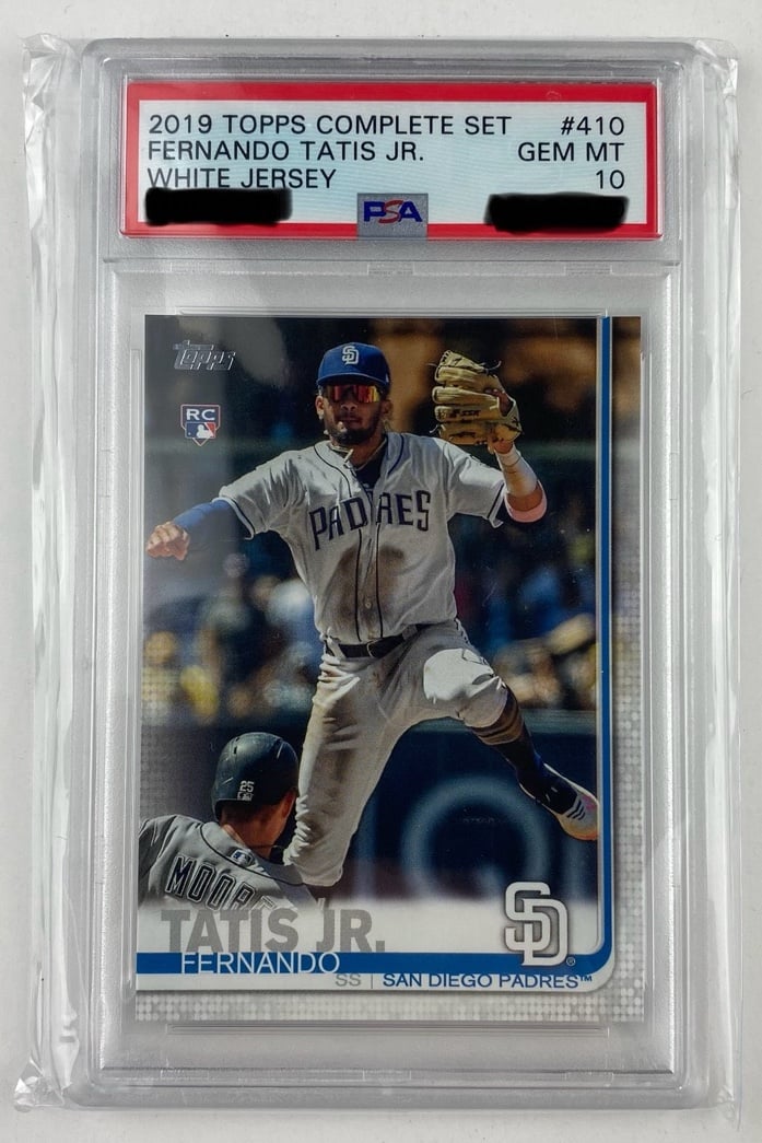 Topps Fernando Tatis Jr. Rookie Card PSA 10