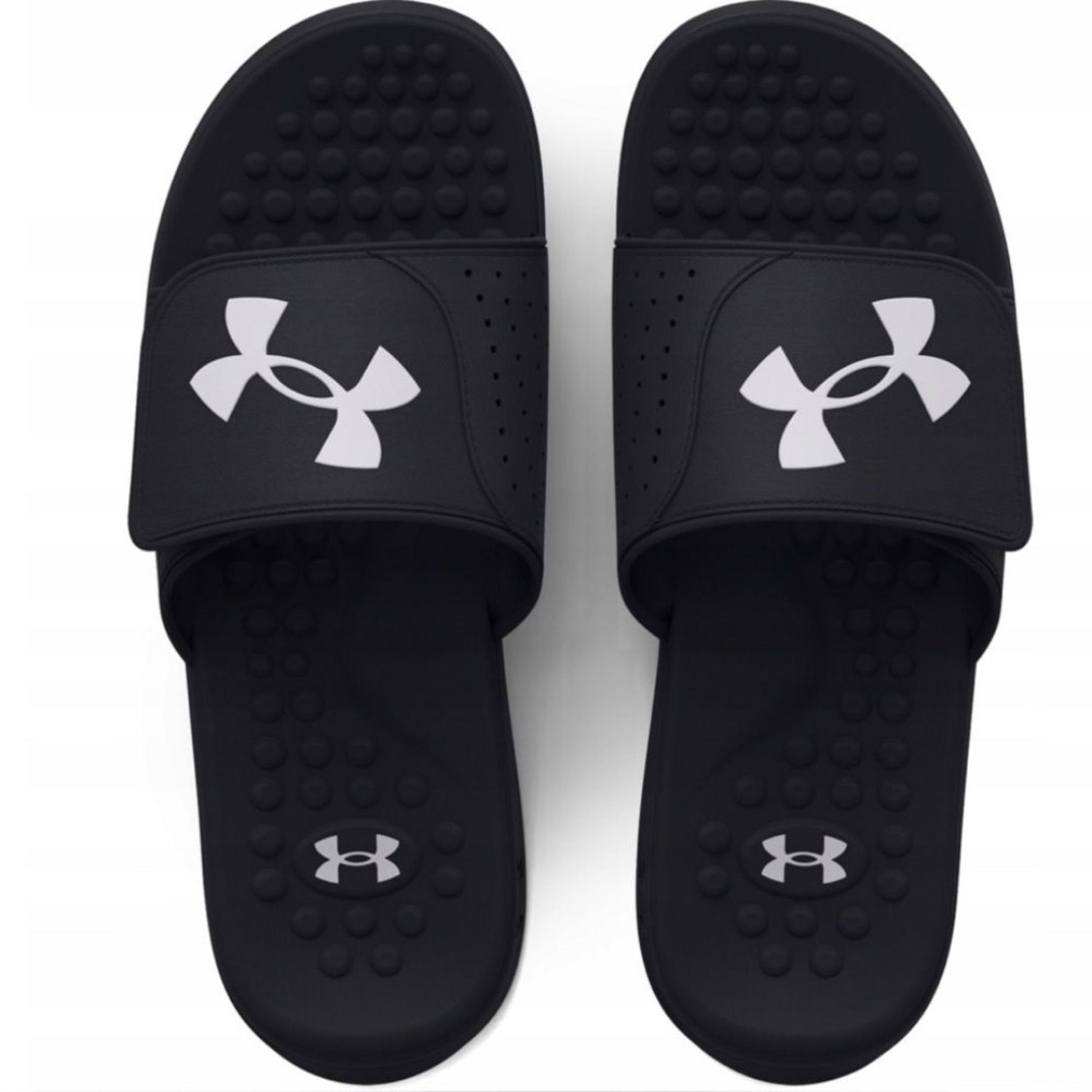 UNDER ARMOUR Mens Ignite Pro Slide Athletic Sandal Black/Black Size 17 NWT