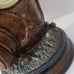 Vintage Golf Bag W/ Clubs Desk Clock Quartz 8 Lauren Hancock Collection Works