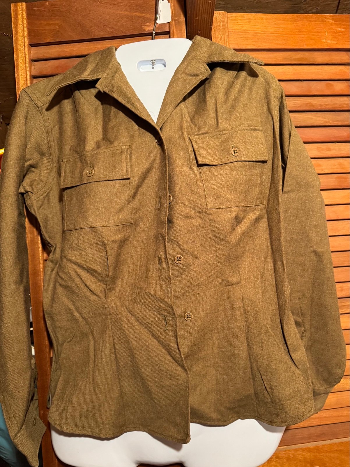 Vintage wool army shirt