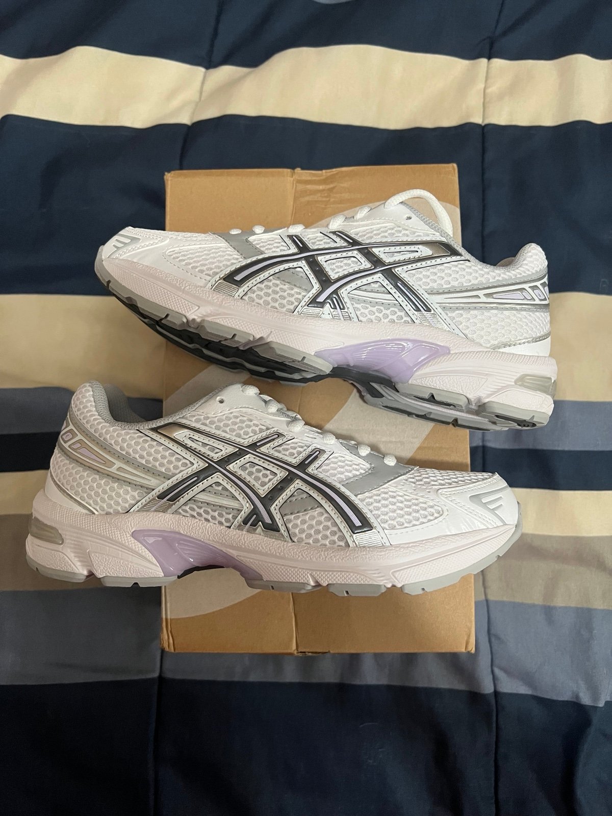 ASICS Gel 1130 White Carrier Grey Lilac Size 7.5w