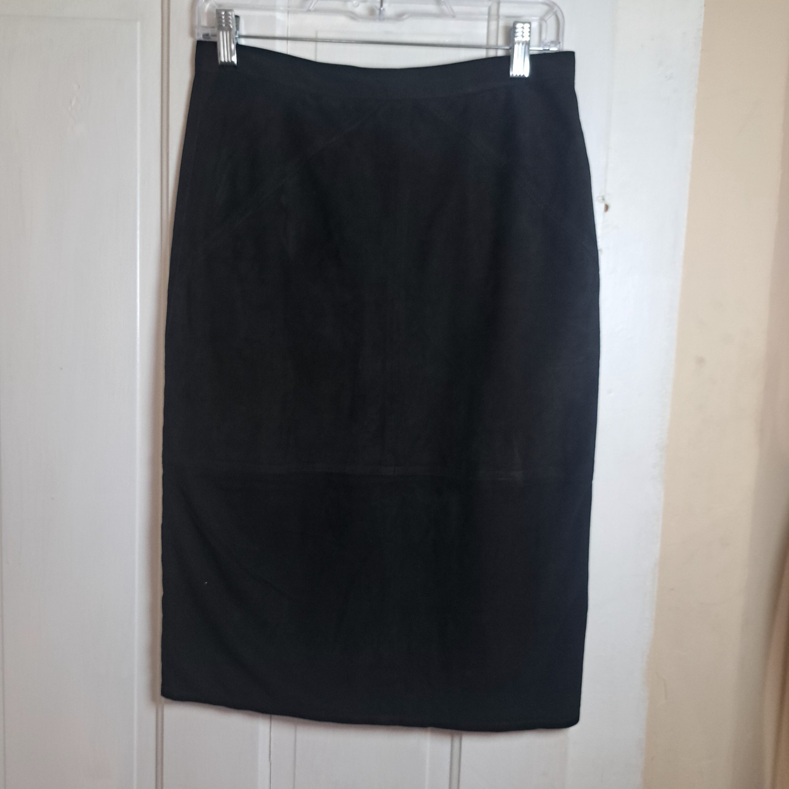 MABRUN John F. Womens Black Suede Skirt Size 44 (14)