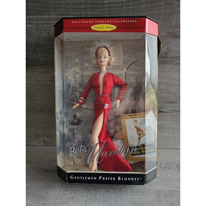Vintage Barbie as Marilyn Monroe Gentlemen Prefer Blondes 1997 Mattel #17452 New