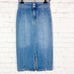 Free People Maddie Denim Midi Skirt 25