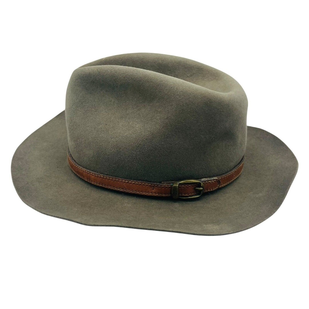 Vintage Royal Stetson Hat Cabelas Three Forks Fedora Size S/M