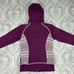 Lululemon Womens Special Edition Fair Isle Knit Plum Sweater Scuba Hoodie