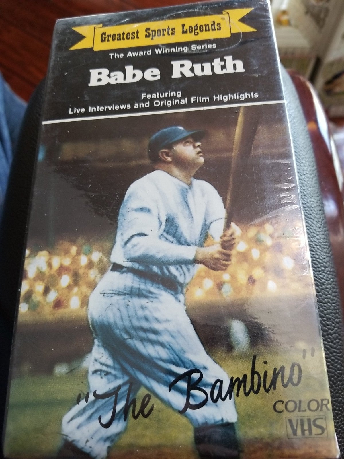 New Sealed 1985 BABE RUTH THE BAMBINO COLOR VHS VIDEO BRAND NEW COLLECTOR SERIES