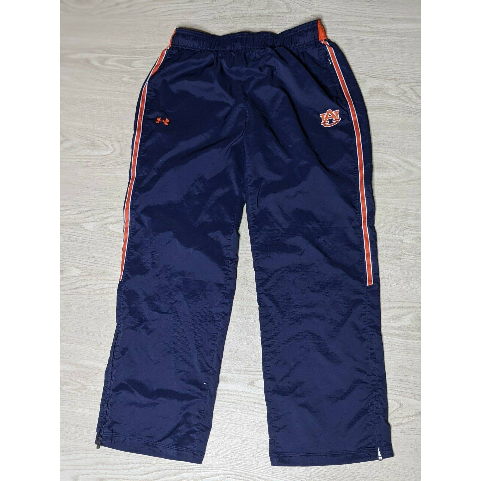Under Armour AUBURN University Tigers Loose Fit pants mens large #28 Please Read