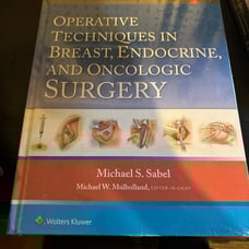 Operative Techniques in Breast, Endocrine, and Oncologic Surgery