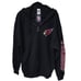 Junk Food NFL Arizona Cardinals Black Full Zip Hoodie Unisex Adult XL NWT