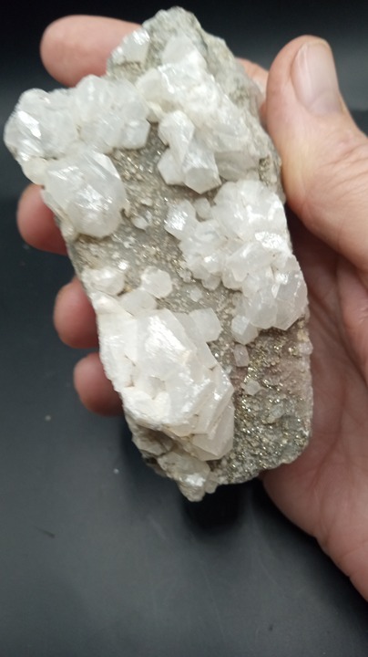 Pyrite w/ Calcite Mineral Specimen -Socorro County, New Mexico ~