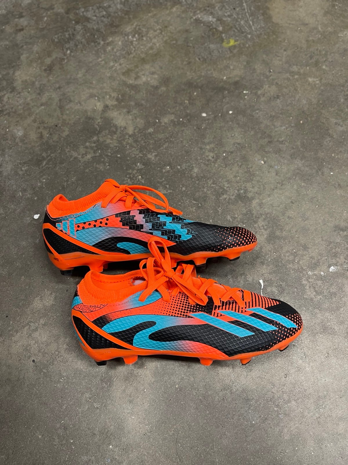 Adidas X Speedportal Messi.3 Firm Ground soccer cleats in youth size US 2