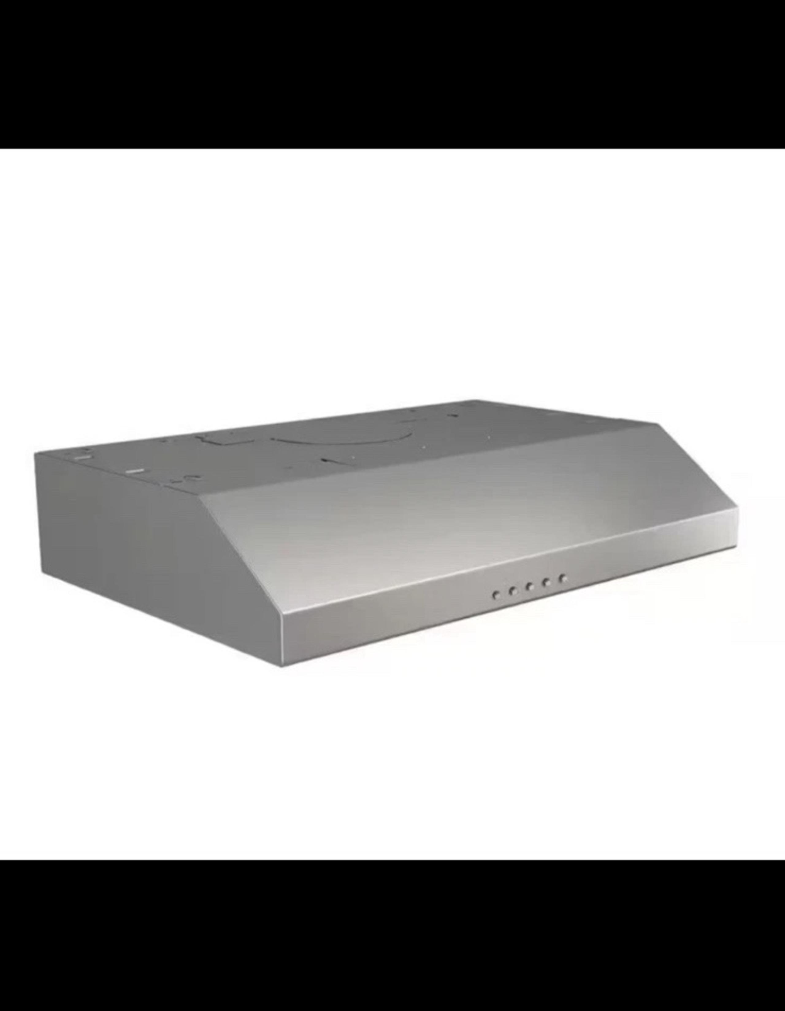 BROAN NuTone BCSQ130SS Three-Speed Glacier 30” Under-Cabinet Range Hood LED