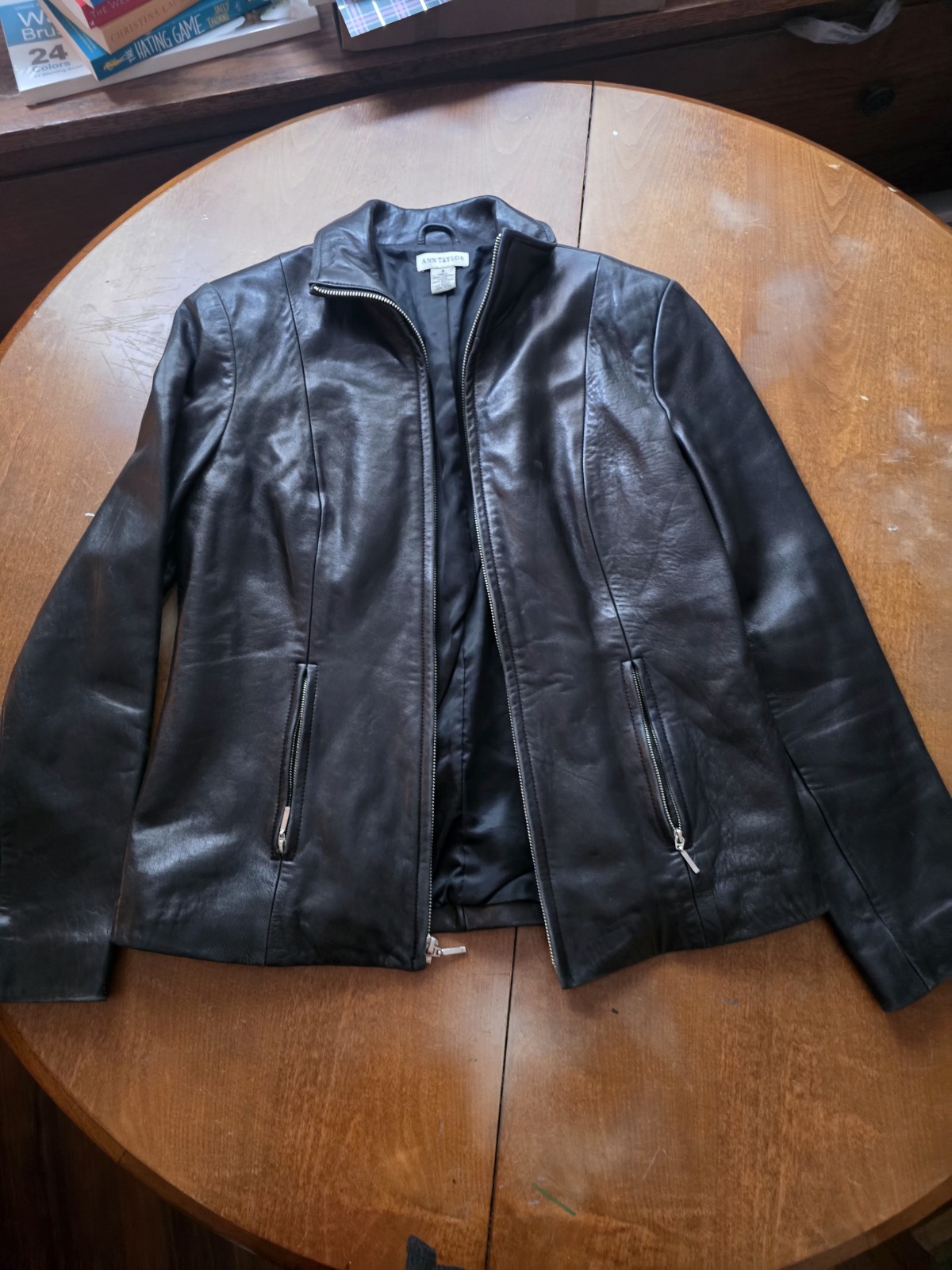 ANN TAYLOR leather jacket