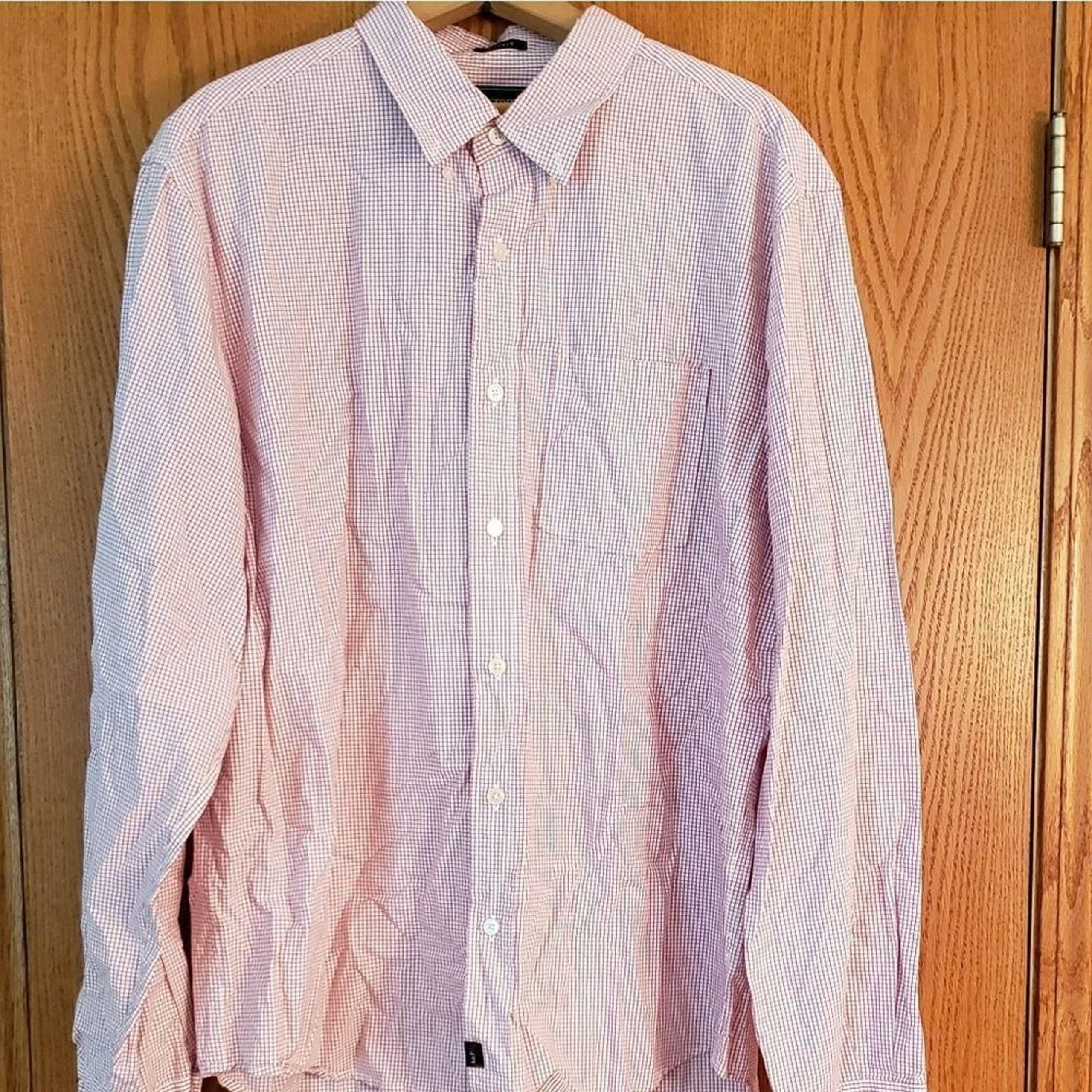 Abercrombie & Fitch Mens Button Down Dress Shirt Sz L