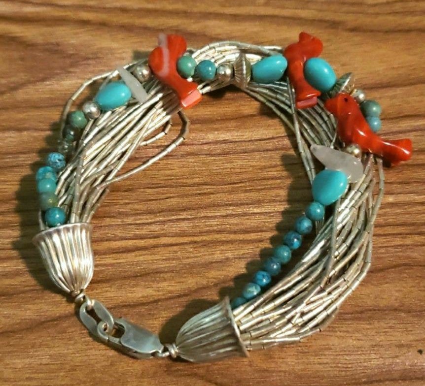 Sterling Silver multi strand bracelet