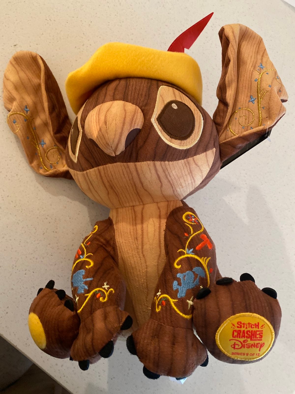 Stitch Crashes Disney Pinocchio Plush