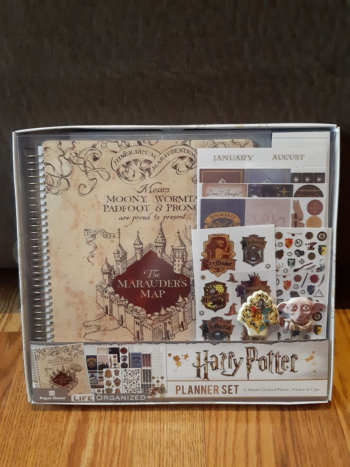 Harry Potter Planner Set Stickers Clips