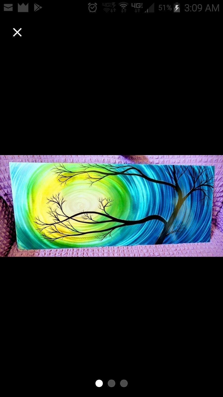 Fall themed hand crafted picture